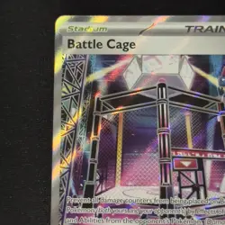 Battle Cage 116/094 Ultra Rare Phantasmal Flames Pokemon TCG Full Art Trainer - Image 3