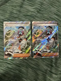 Pokemon TCG Eri Temporal Forces Full Art Trainer 2 Card Lot NM - Image 1
