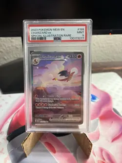 Pokemon TCG Charizard EX Scarlet & Violet 151 Card Sir 199/165 PSA 9 - Image 1