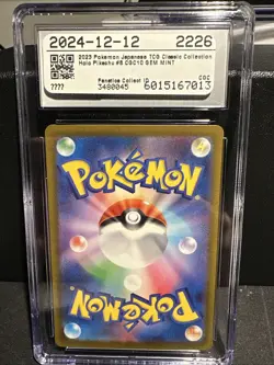 2023 Pokemon Japanese Trading Card Game Classic #008/032 Pikachu CGC 10 Gem Mint - Image 2