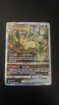 Leafeon VSTAR GG35/GG70 Ultra Rare Crown Zenith Pokemon Card Near Mint Condition - Image 1