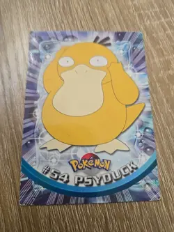 Psyduck #54 - GREEN Logo - NON-HOLO - SERIES 1 - TOPPS Pokemon CARD - LP - Image 1