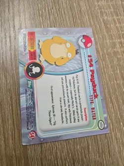 Psyduck #54 - GREEN Logo - NON-HOLO - SERIES 1 - TOPPS Pokemon CARD - LP - Image 2