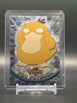 1999 Topps Pokemon TV Animation Edition Series 1 Psyduck #54 Green Logo - Image 1