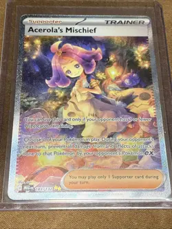 Pokemon Acerola's Mischief 183/132 Me01: Mega Evolution Holo NM - Image 1