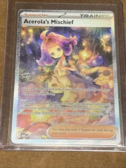Pokemon Acerola's Mischief 183/132 Me01: Mega Evolution Holo NM - Image 2