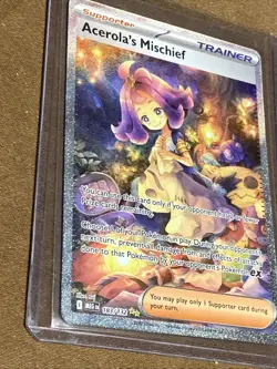 Pokemon Acerola's Mischief 183/132 Me01: Mega Evolution Holo NM - Image 5