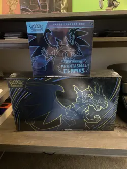 Pokemon Phantasmal Flames Mega Charizard EX UPC + Phantasmal Flames ETB LOT! NEW - Image 1