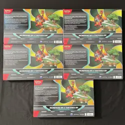 Pokemon Trading Cards Incineroar ex Torterra ex Special Collection Box LOT OF 5 - Image 2