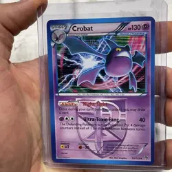 Pokemon Crobat (Team Plasma) Plasma Storm Pokemon 55/135 Holo Rare LP/NM Card - Image 1