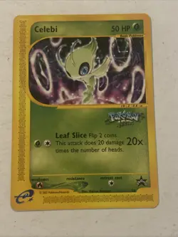 Pokemon Card - Celebi 4EVER WoTC Black Star Promo 50 2002 Promo - Image 1