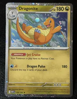Pokemon Scarlet & Violet 151 Sam's Club Exclusive Dragonite 149/165 Cosmos Holo - Image 1