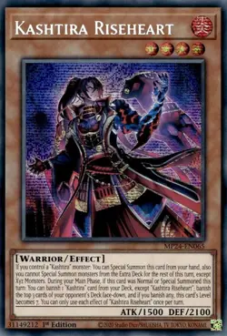 Yugioh Dueling Mirrors: Kashtira Riseheart Prismatic Secret Rare MP24-EN065 NM - Image 1
