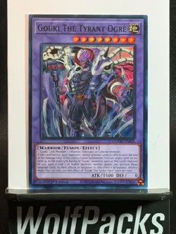Yu-Gi-Oh Doom of Dimensions - Gouki The Tyrant Ogre 1st Ed DOOD-EN036 Super Rare - Image 1