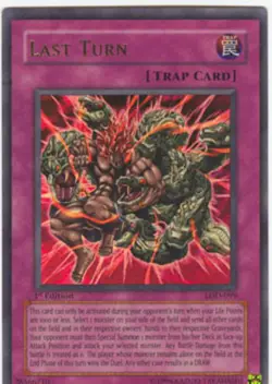 Heavily Played Last Turn - LOD-099 - Ultra Rare - 1st Edition - YuGiOh - Image 1