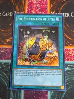Yu-Gi-Oh! TCG Pre-Preparation of Rites SHVI-EN065 Super Rare 1st Edition NM - Image 1