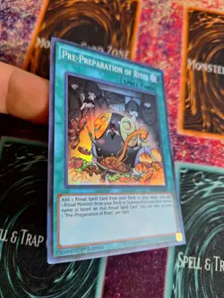 Yu-Gi-Oh! TCG Pre-Preparation of Rites SHVI-EN065 Super Rare 1st Edition NM - Image 2