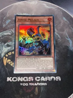 Yu-Gi-Oh! Jurrac Megalo BLMM-EN016 1st Edition Ultra Rare - Image 1