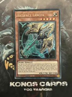 BLMM-EN125 "Artifact Lancea" Secret Rare YuGiOh! NEW - Image 1