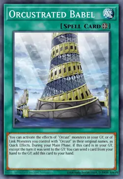 BLMM-EN097 "Orcustrated Babel" Emblazoned Ultra Rare YuGiOh! NEW - Image 1