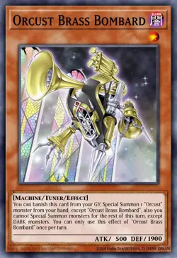 BLMM-EN083 "Orcust Brass Bombard"Emblazoned Ultra Rare YuGiOh! NEW - Image 1