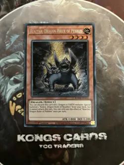 BLMM-EN121 "Reactan, Dragon Ruler of Pebbles" Secret Rare YuGiOh! NEW - Image 1