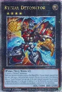 Yu-Gi-Oh! Ryzeal Detonator - CRBR-EN007 - Quarter Century Secret Rare - NM - Image 1