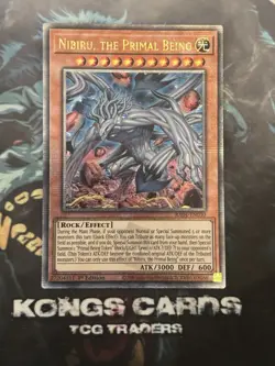 RA04-EN030 "Nibiru, The Primal Being" Quarter Century Secret Rare YuGiOh! NM - Image 1