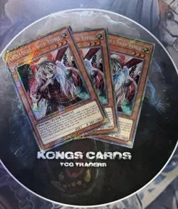 Ghost Ogre & Snow Rabbit X3 PLAYSET Platinum Secret Rare RA04-EN015 YuGiOh! - Image 1