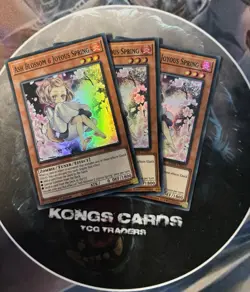 Ash Blossom & Joyous Spring X3 PLAYSET RA04-EN025 Super Rare 1st Ed YuGiOh! - Image 1