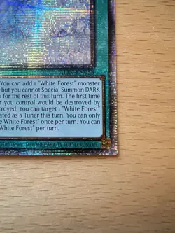 Witch of the White Forest (Quarter Century Secret Rare) ALIN-EN058 1st Edition - Image 5