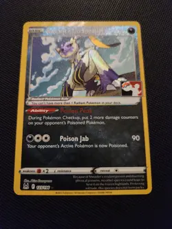 Radiant Hisuian Sneasler 123/196 Prize Pack Series Cards Holo Near Mint. Photos - Image 1
