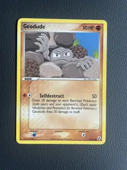 Geodude - 53/92 EX Legend Maker Pokemon Card - 2006 MP - Image 1