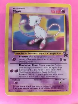 Mew Black Star Promo Non Holo Pokemon Card WOTC - Image 1