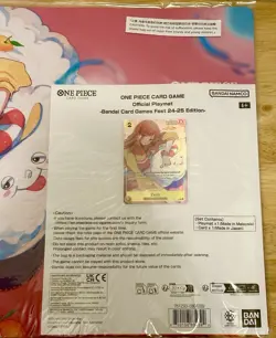 One Piece TCG Playmat Bandai Card Games Fest 24-25 Edition W/ Nami & Zeus Promo - Image 4