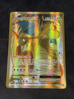 Pokemon TCG Card - Dragonite EX XY Evolutions 106/108 Ultra Rare Full Art Holo - Image 1