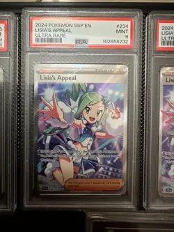 Pokemon TCG Graded Card Slab Lot PSA - 5 Cards - Jasmines Gaze, Lisia's Appeal - Image 3