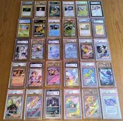 ✨HUGE Lot of 30 Graded Pokemon Cards PSA CGC TAG AGS GMA DSG Modern & Vintage!✨ - Image 1