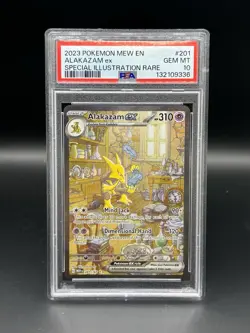 2023 Pokemon Alakazam EX Special Illustration Rare Card 201/165 PSA 10 - Image 1