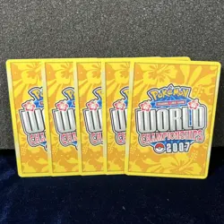 5 Rainbow Energy 81/92 2007 World Championships Pokemon Card - Image 2