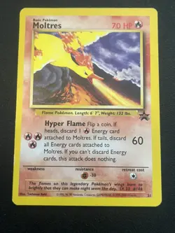 Moltres Articuno Zapdos #21,#22,#23 Movie Promo Pokemon Cards WOTC - Image 3