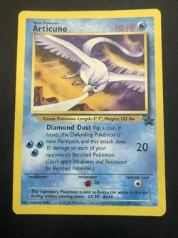 Moltres Articuno Zapdos #21,#22,#23 Movie Promo Pokemon Cards WOTC - Image 5