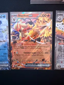 Lot of 9 Pokemon EX and VMAX cards (Obeetle VMAX 021, Blaziken EX 024, Etc) - Image 4