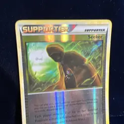 Seeker 88/102 Reverse Holo HGSS Triumphant Pokemon Card Mew Art - Image 2