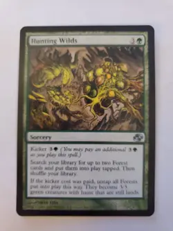 MTG Magic The Gathering Card Hunting Wilds Sorcery Green Planar Chaos 2007 - Image 1