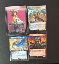 Lot Of 15 Final Fantasy MTG Collector Booster Cards - NM/M - Image 1