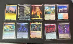 Lot Of 15 Final Fantasy MTG Collector Booster Cards - NM/M - Image 2