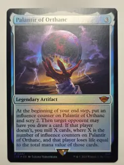 Palantir of Orthanc (Foil) LTR 247 Mythic magic mtg card lotr Near Mint+ NM - Image 1
