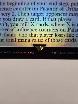 Palantir of Orthanc (Foil) LTR 247 Mythic magic mtg card lotr Near Mint+ NM - Image 3