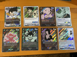 Dragon Ball Super Fusion World Manga Lot 11 Cards Leader Super Rare & Rare NM - Image 1